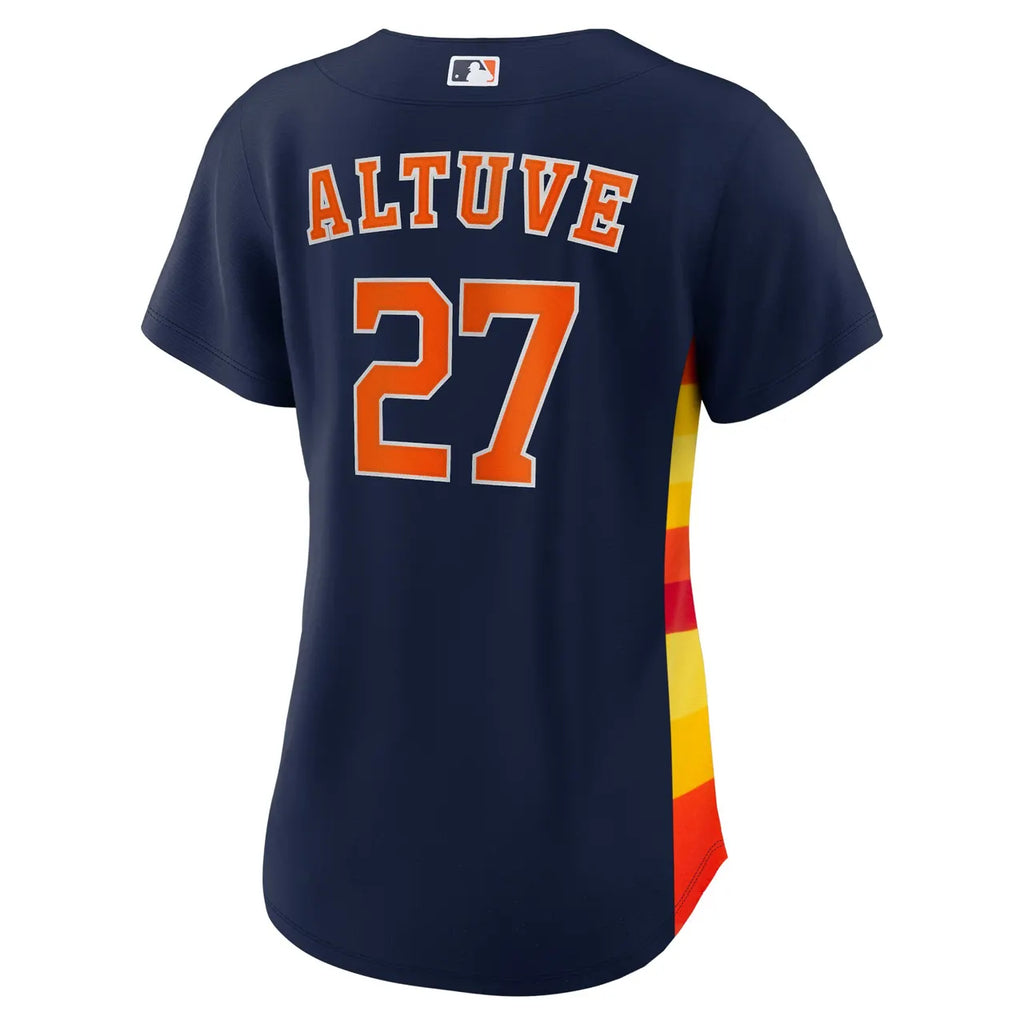 Altuve Astros Navy Jersey Women's - Hình 4
