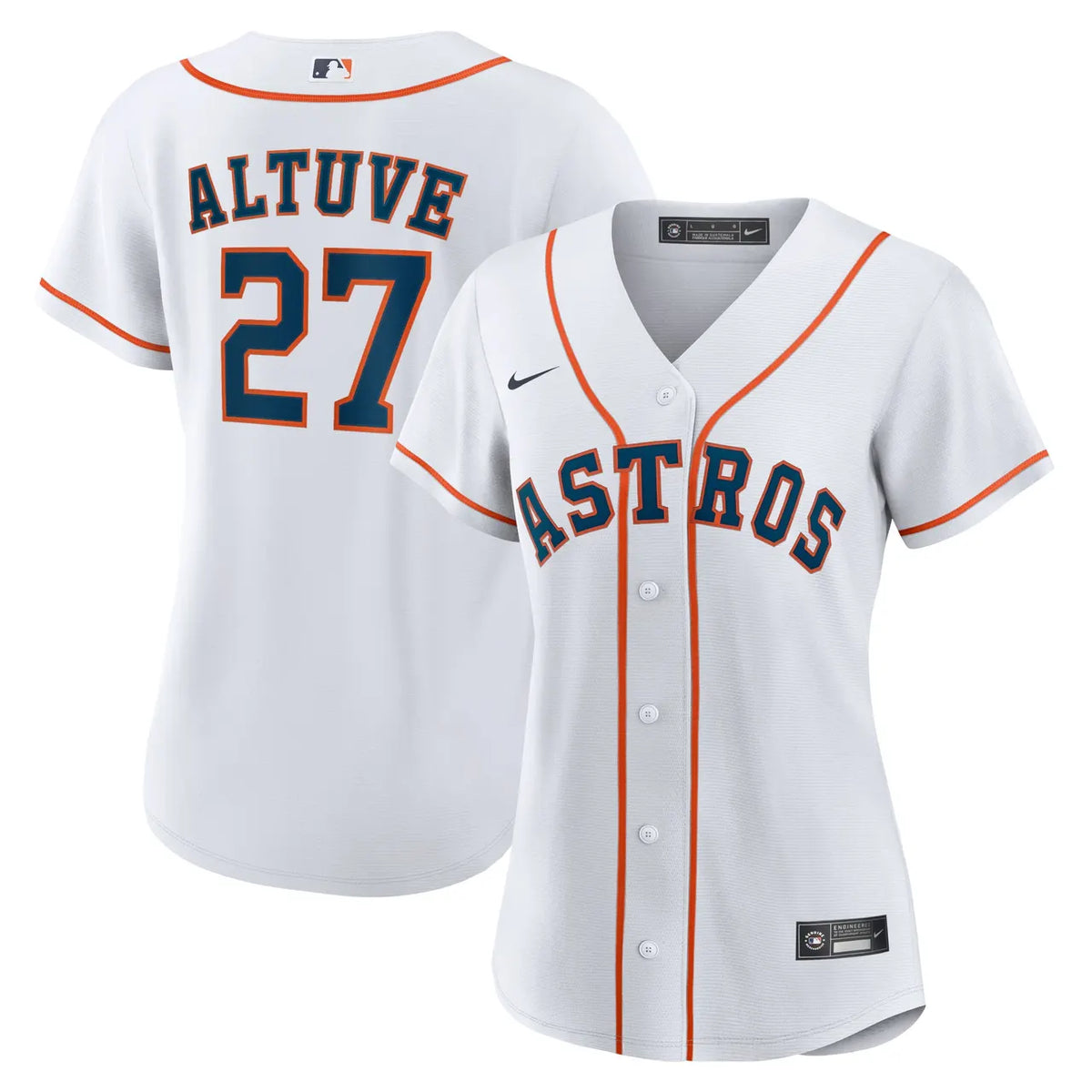nike Altuve Astros White Jersey