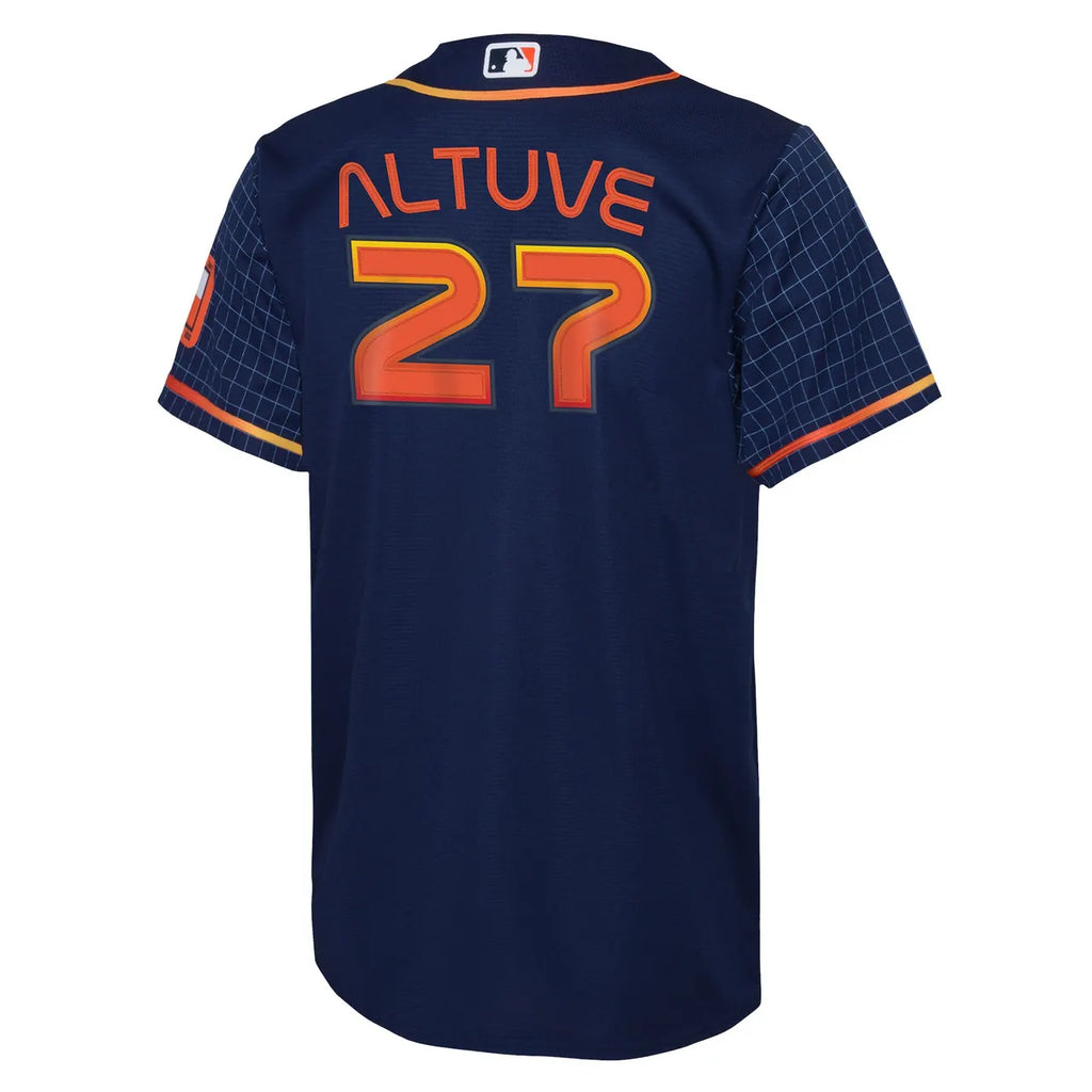 Astros Altuve Space City Jersey nike navy - Hình 3