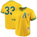 Oakland A's Yellow Throwback Jersey