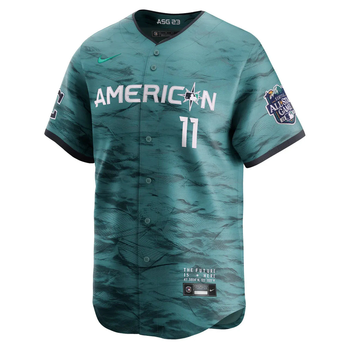Ramirez Mariners All-Star Teal Jersey - Hình 2