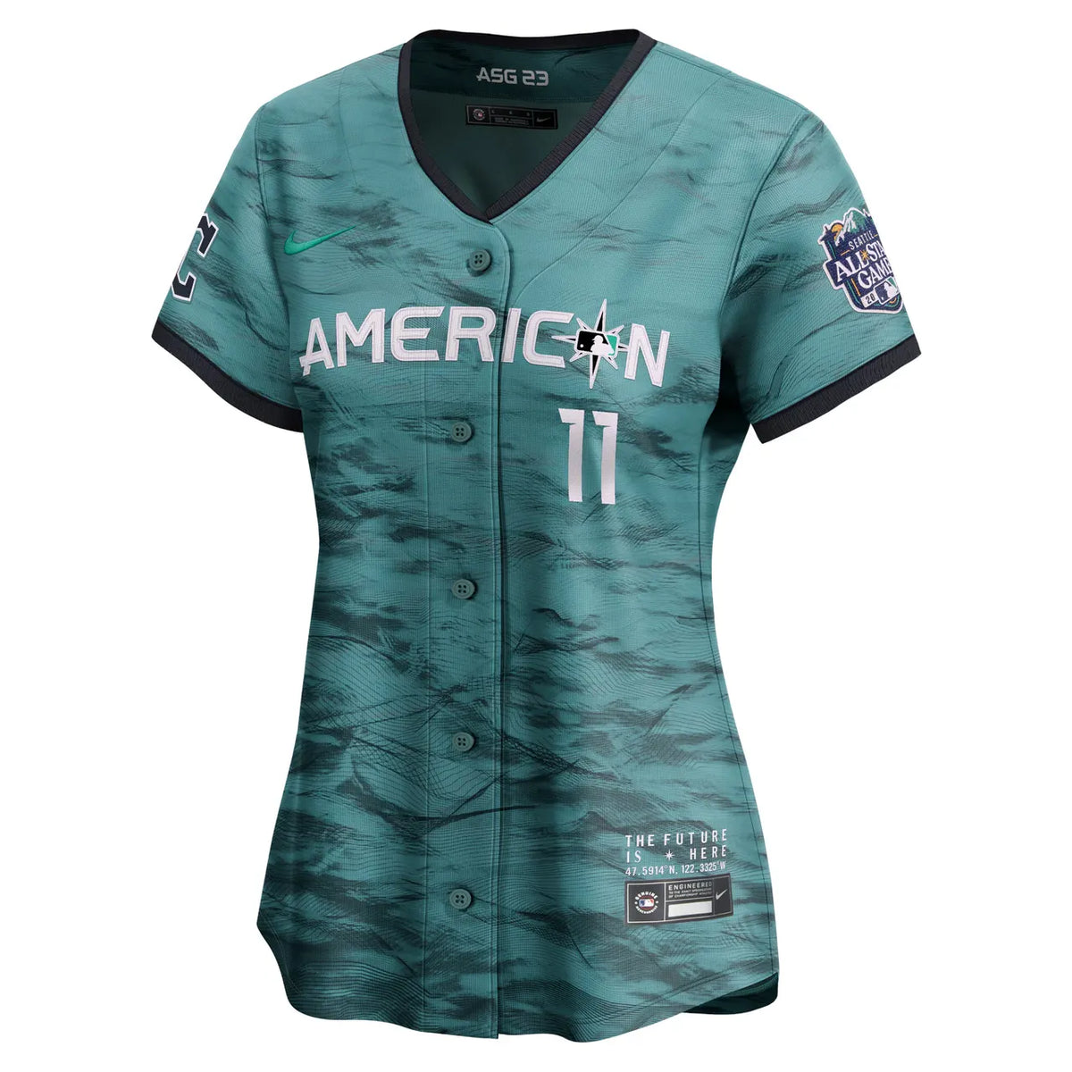 Ramírez Mariners Teal Jersey - Hình 3