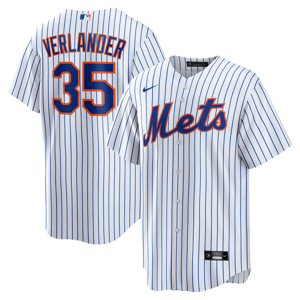 Verlander Mets Royal Jersey - Hình 11