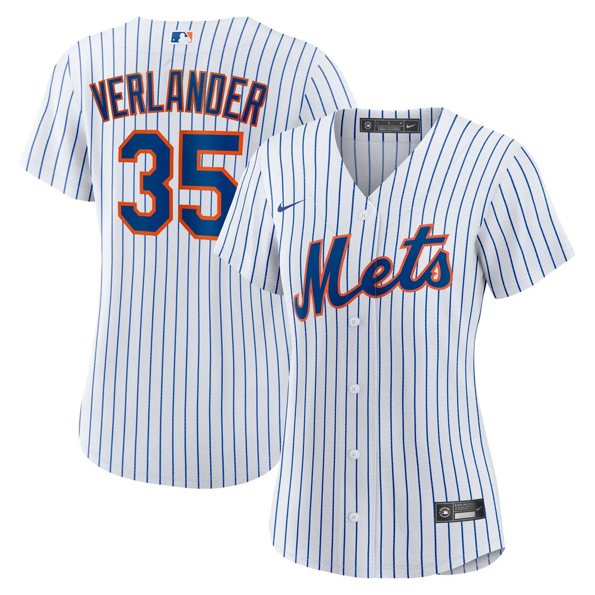 Nike Verlander Mets Blue Jersey - Hình 5