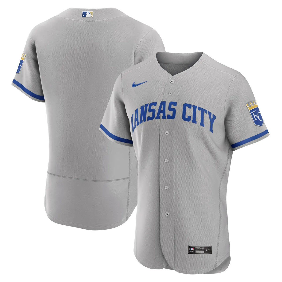 Kansas City Royals Gray Road Jersey