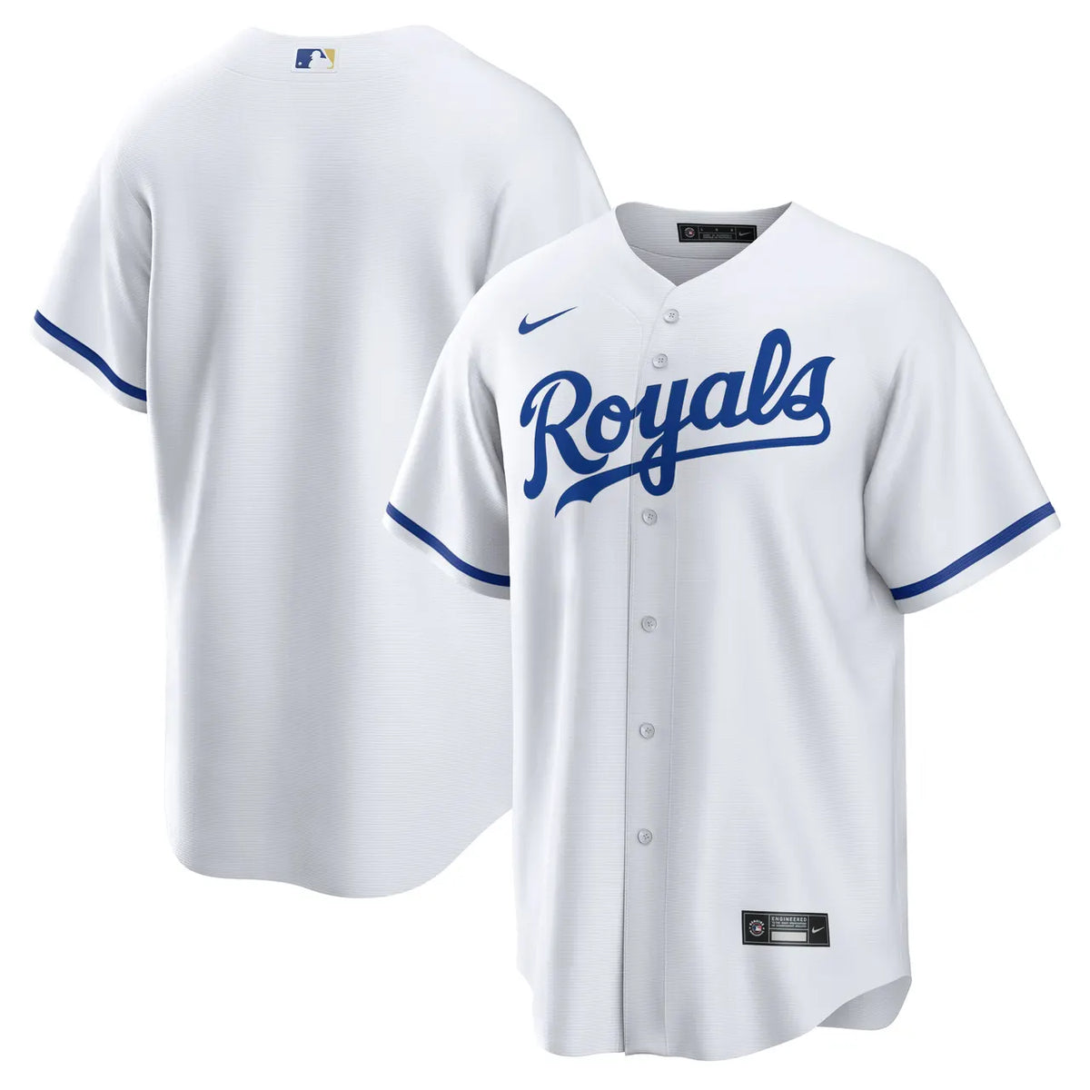 Kansas City Royals White Jersey - Hình 2
