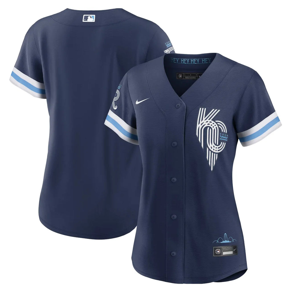 Royals Navy Jersey Women's - Hình 2