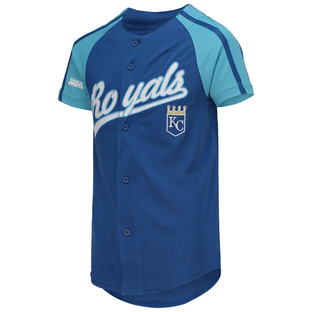 stitches Royals Blue Alternate Jersey - Hình 3