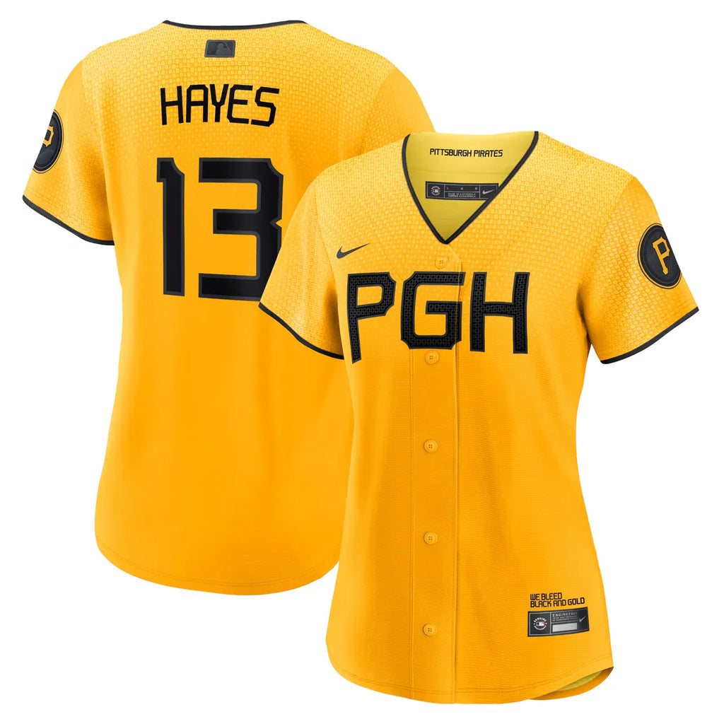 Hayes Pirates Nike Gold Jersey