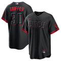 Griffey Jr Reds Black Jersey