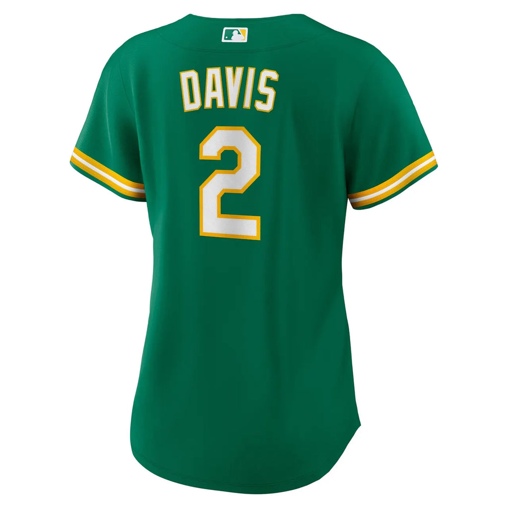 Oakland A's Green Davis Jersey - Hình 4
