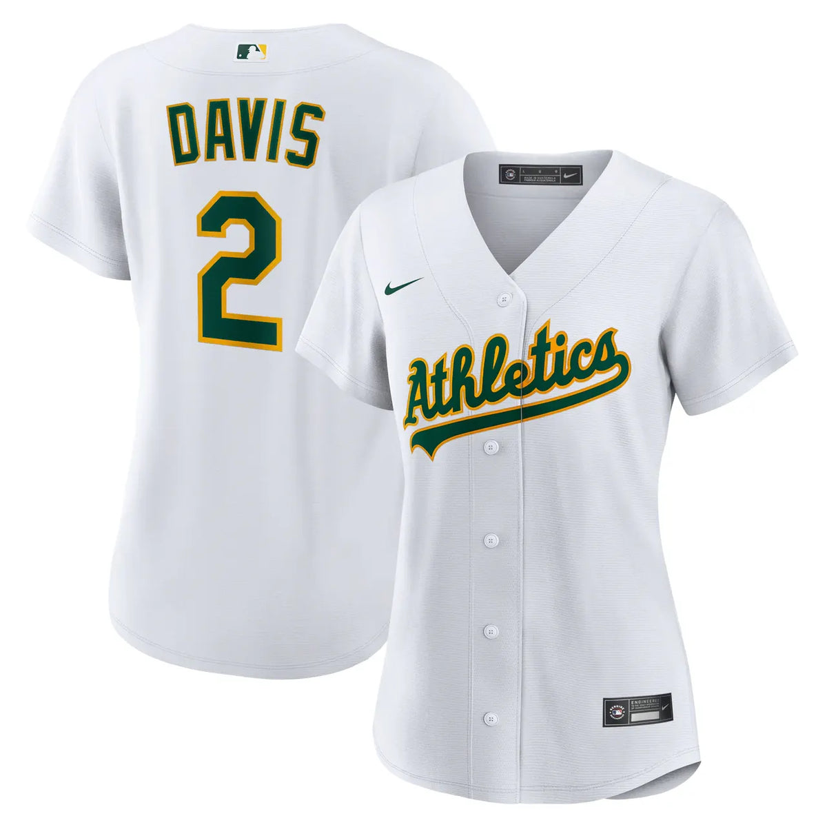 Oakland A's Green Davis Jersey - Hình 5