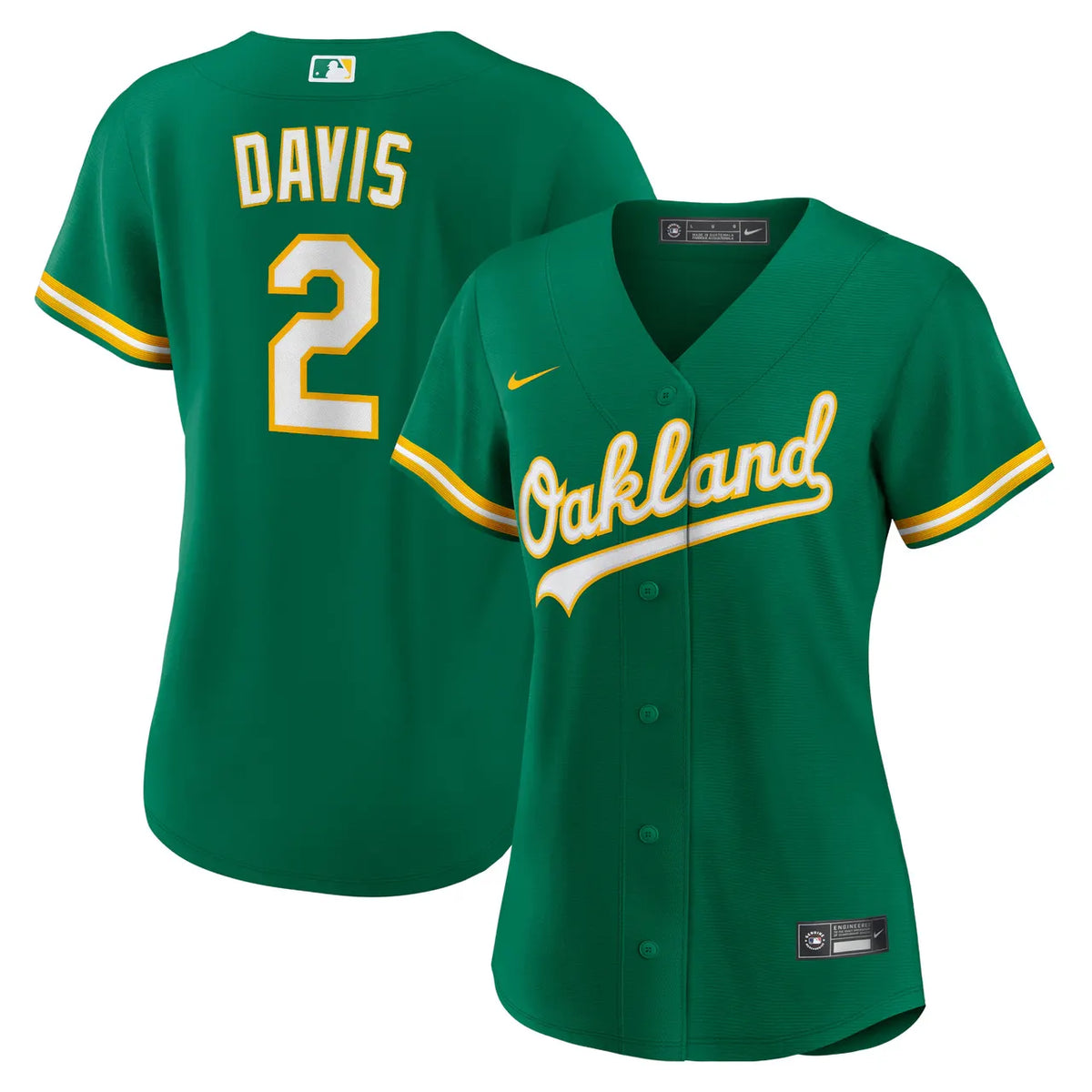 Oakland A's Green Davis Jersey