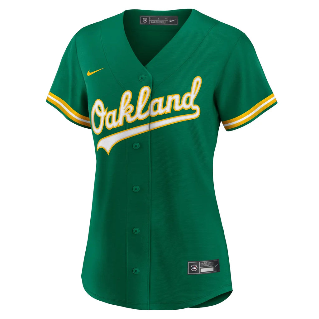 Oakland A's Davis White Jersey - Hình 6
