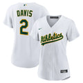 Athletics Davis White Baseball Jersey