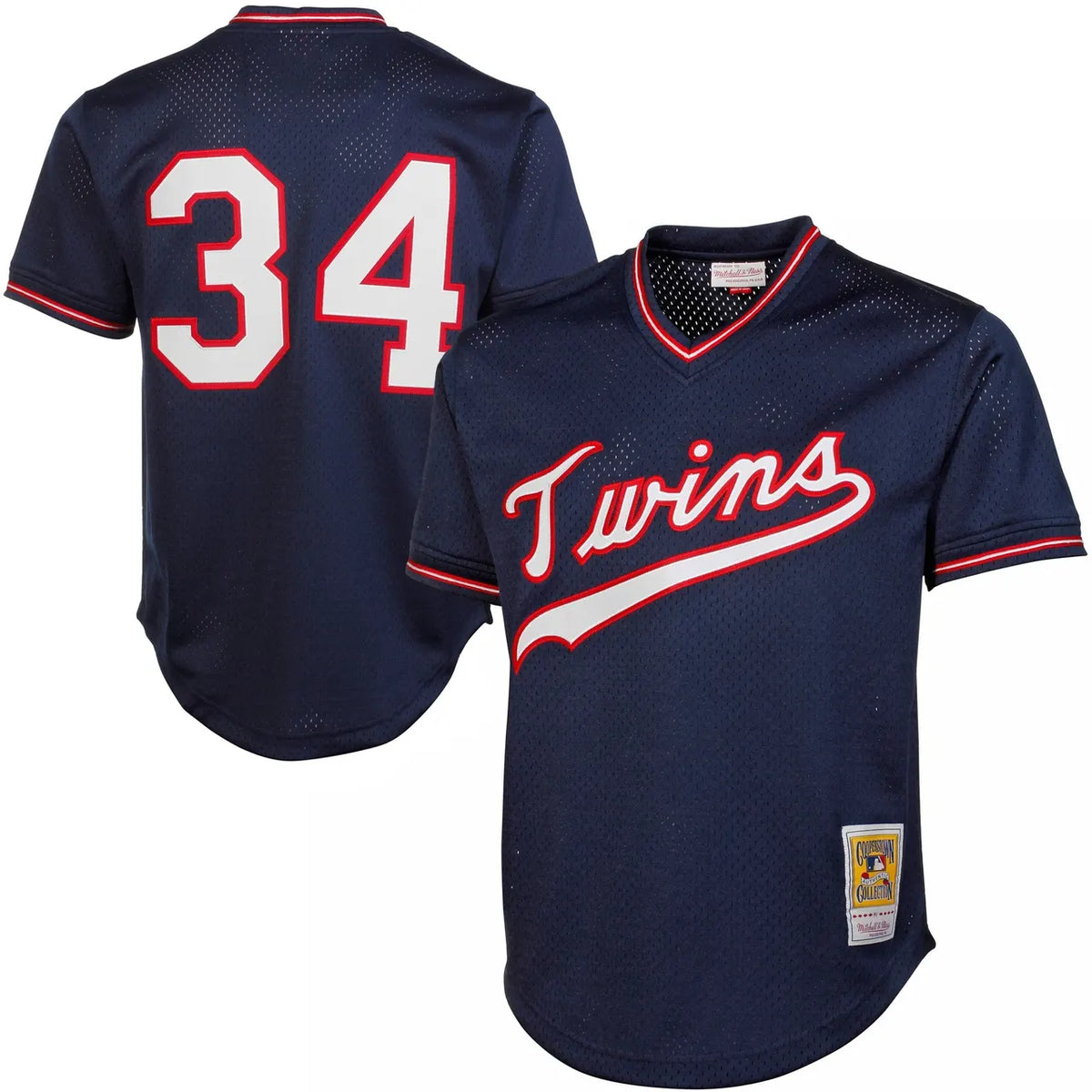 Mitchell & Ness Twins Navy Jersey