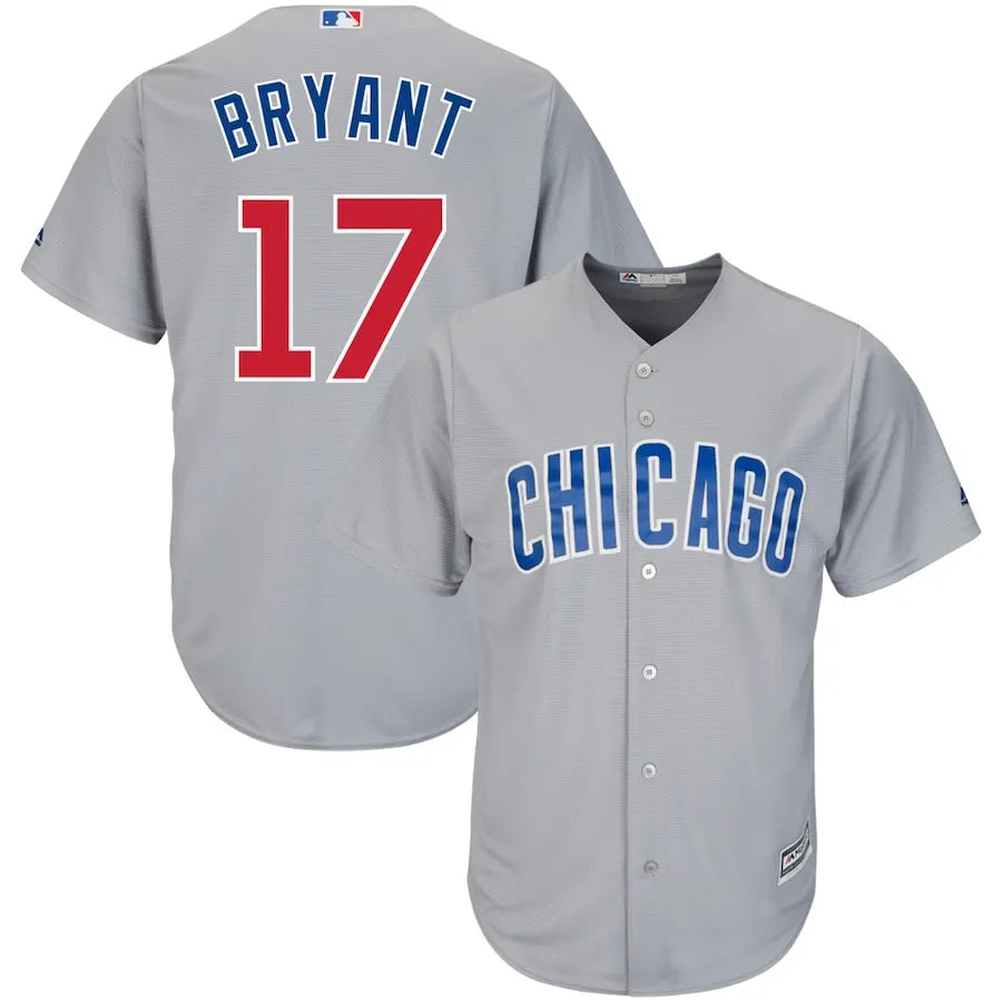 majestic Bryant Cubs Gray Jersey