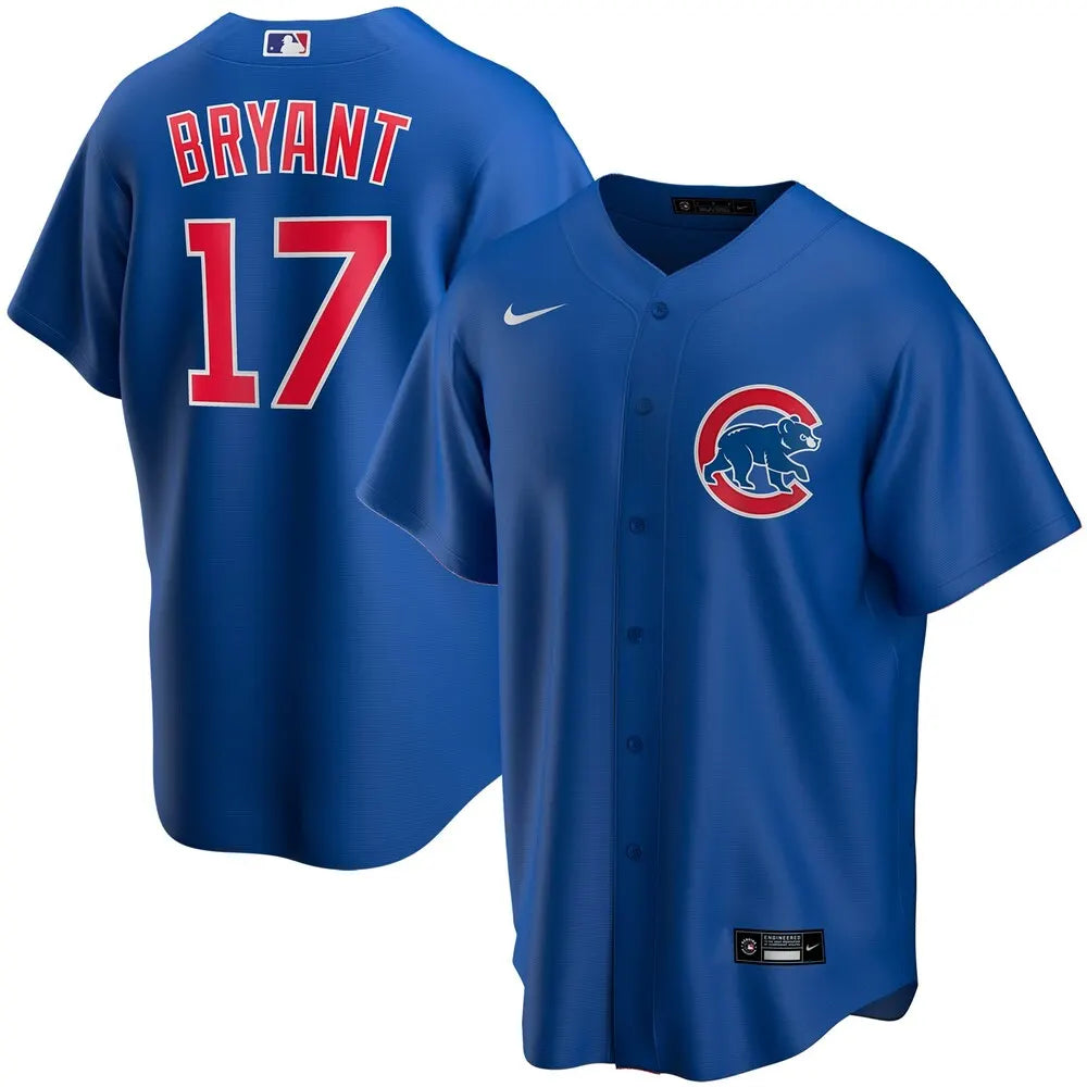 Bryant Cubs Blue Jersey nike