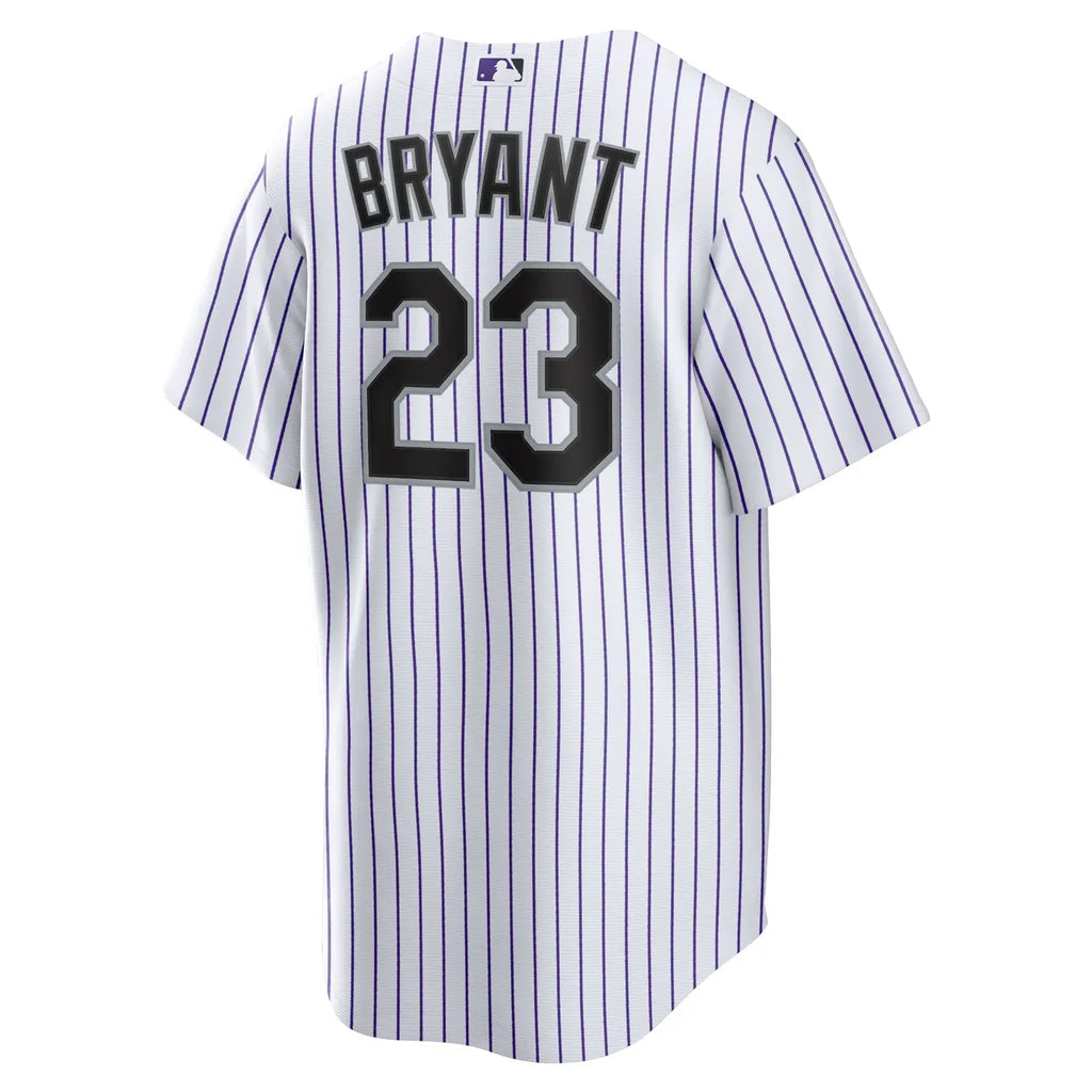 Bryant Rockies Pinstripe Jersey - Hình 4