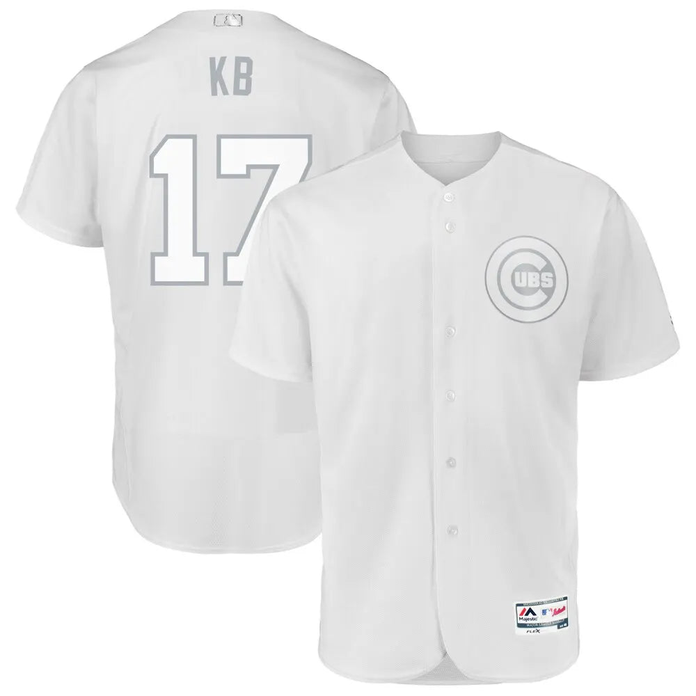 Majestic Cubs White Jersey