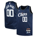 Clippers Navy Custom Jersey nike