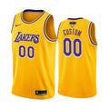 nike nba Lakers Gold Custom Jersey