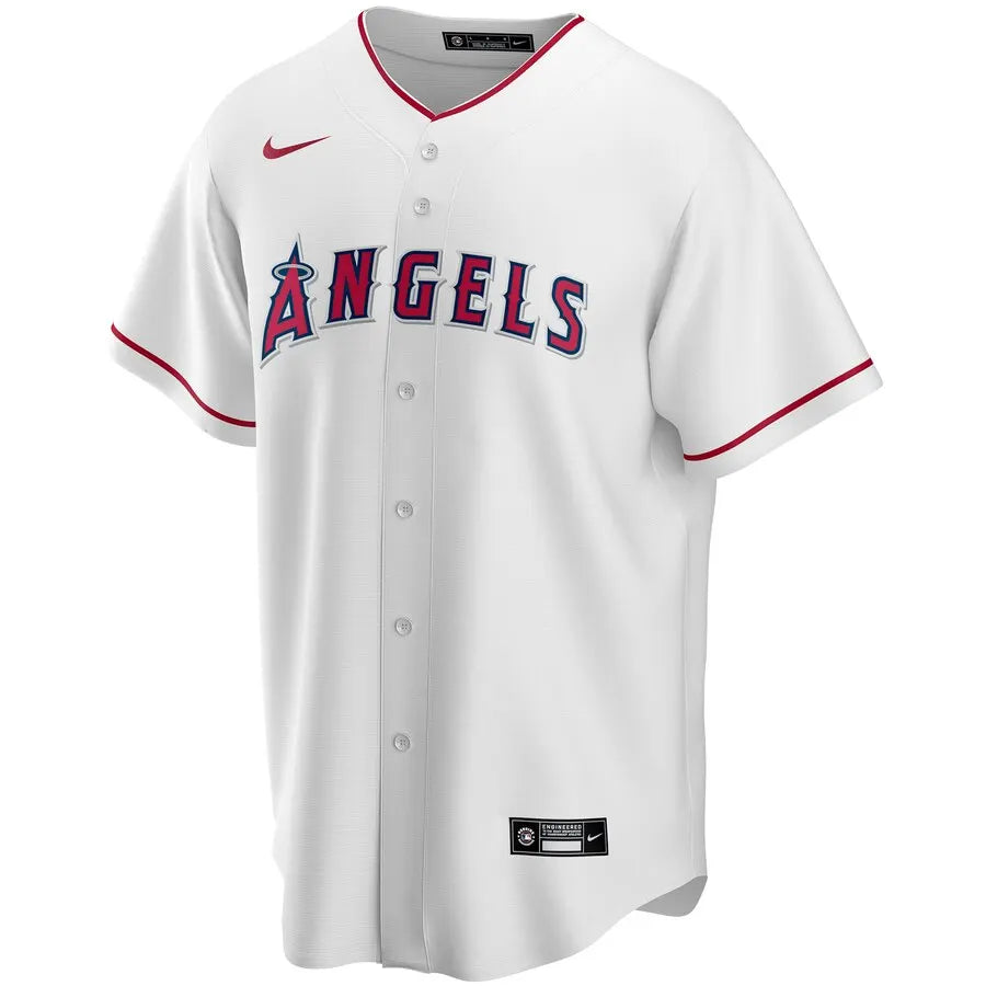 Angels White & Red Custom Jersey - Hình 2