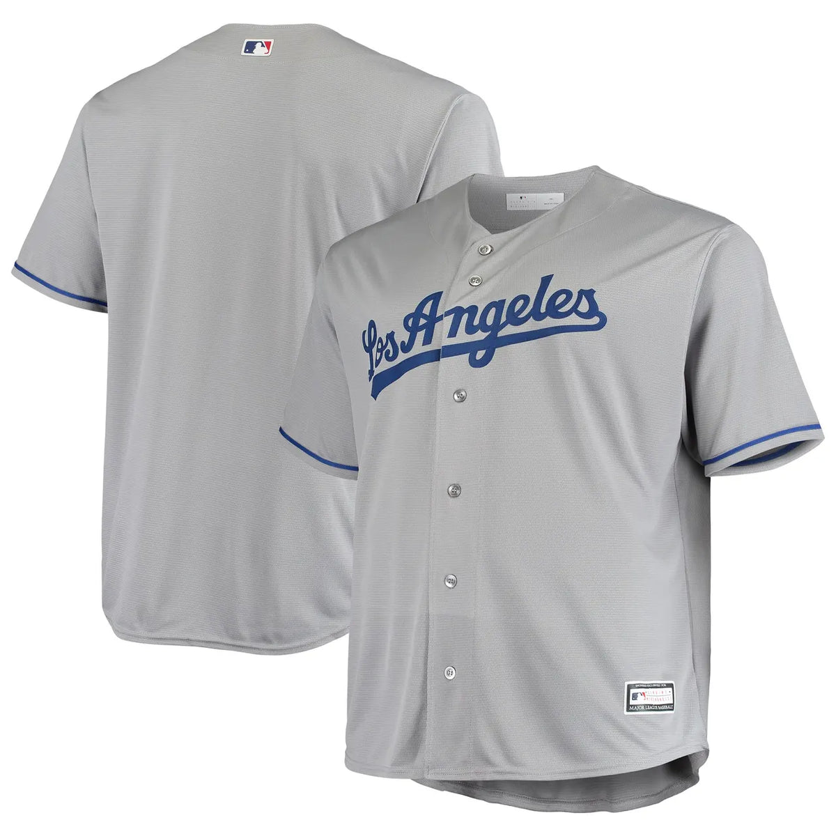 Majestic Dodgers Gray Road Jersey