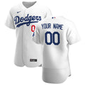 nike design Dodgers White Custom Jersey