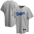 Dodgers Gray Road Jersey nike authentic