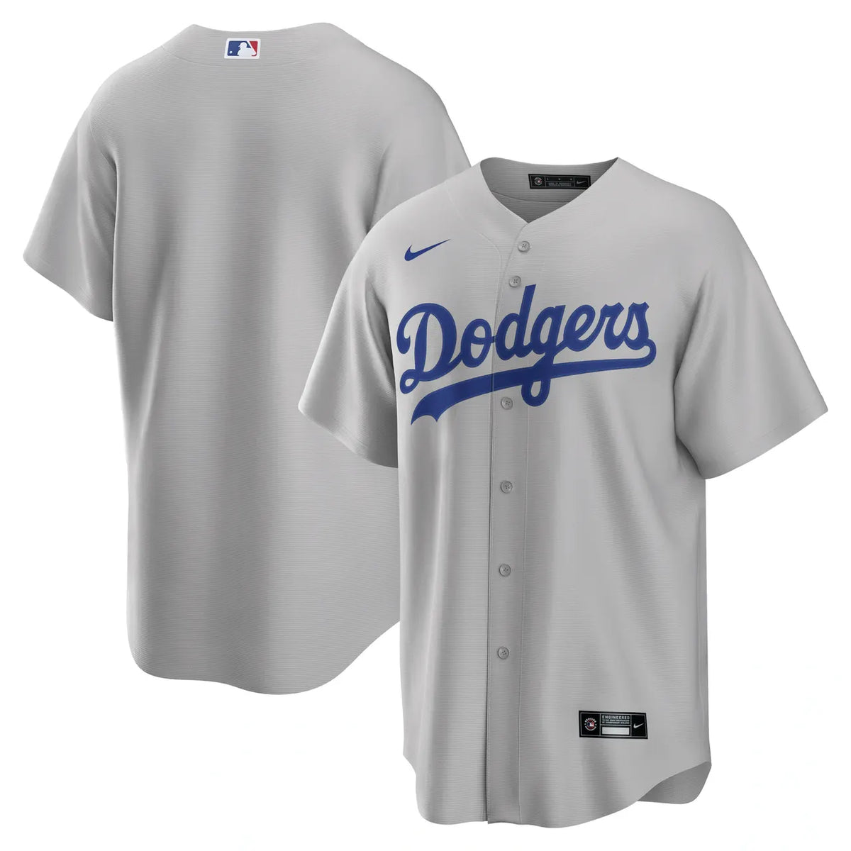 Dodgers Gray Road Jersey nike authentic - Hình 2