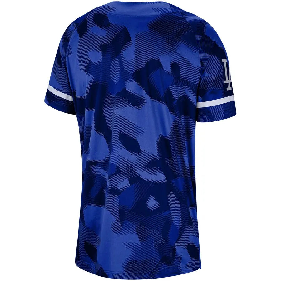 nike Dodgers Blue Camo Jersey - Hình 3