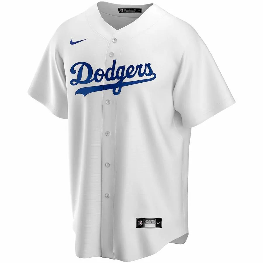 nike personalize Dodgers White Custom Jersey - Hình 2
