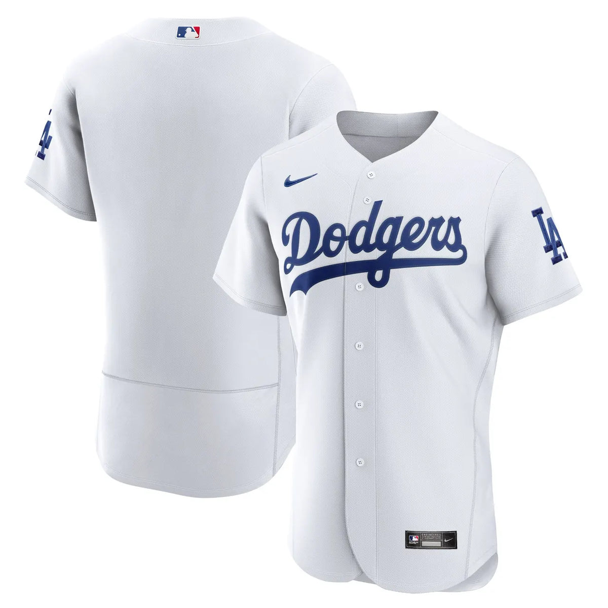 nike authentic Dodgers White Home Jersey