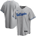 authentic Nike Dodgers Gray Road Jersey