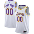 Lakers White Custom Jersey nike