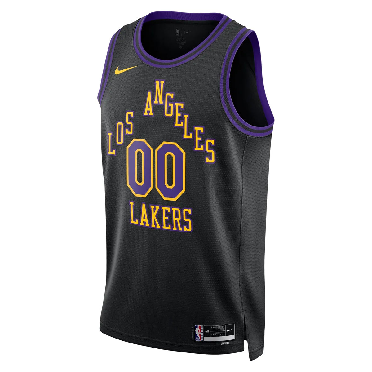 Lakers Black City Jersey - Hình 2