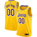 Lakers Gold Custom Jersey nike