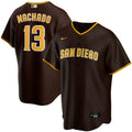authentic Nike Machado Padres Brown Jersey