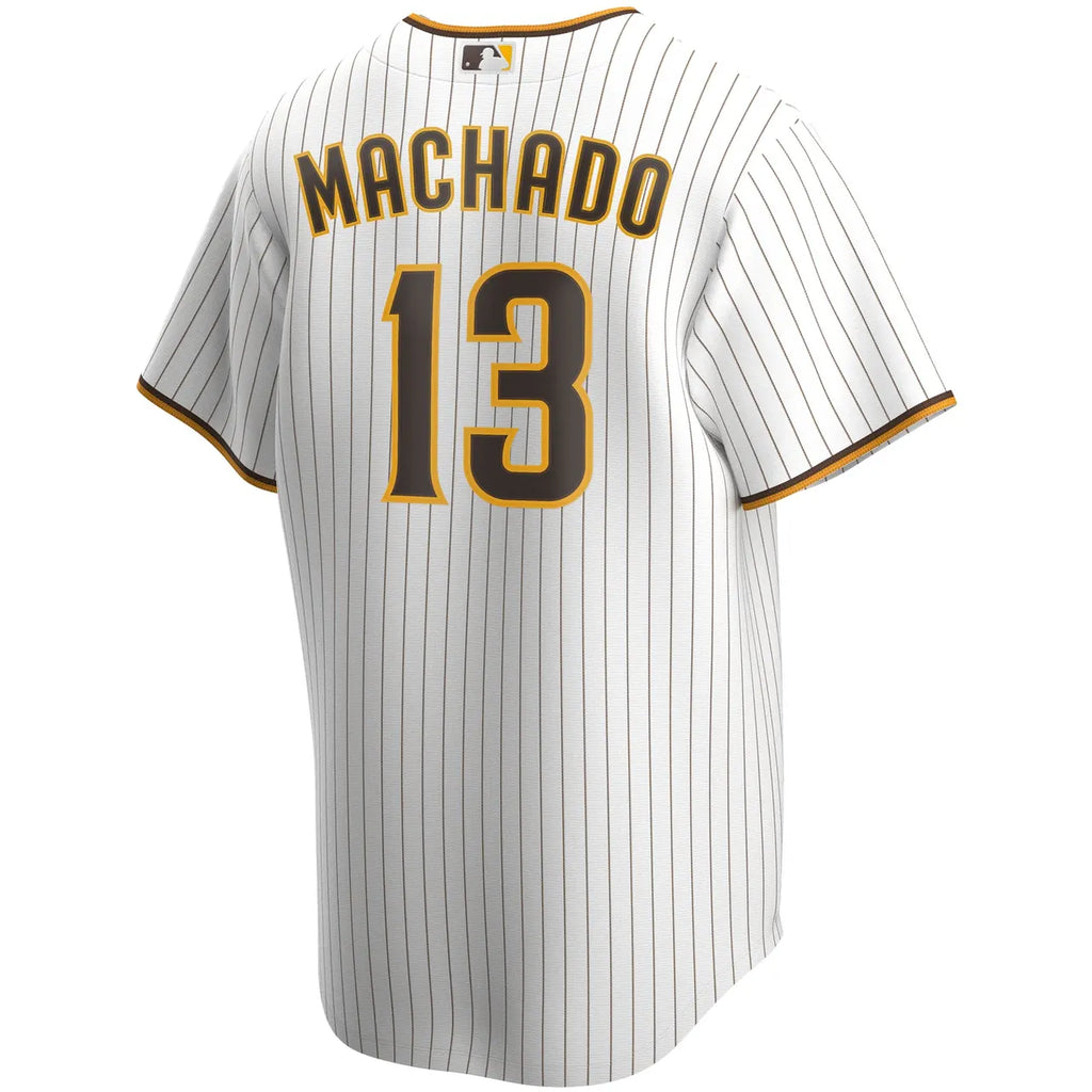 Machado Padres Pinstripe Jersey nike - Hình 4