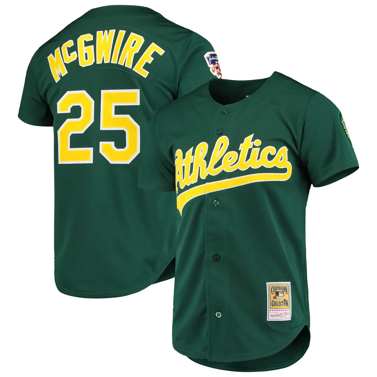 McGwire A's Green Jersey