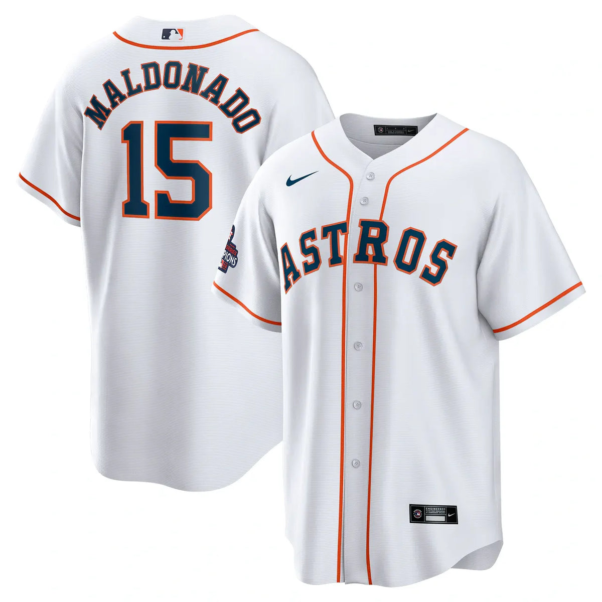 Nike Maldonado Astros White Jersey