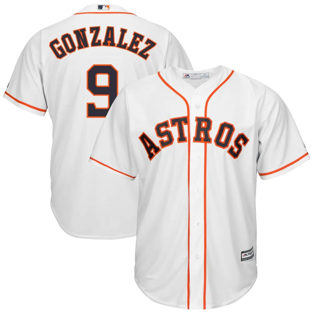 Gonzalez Astros White Jersey