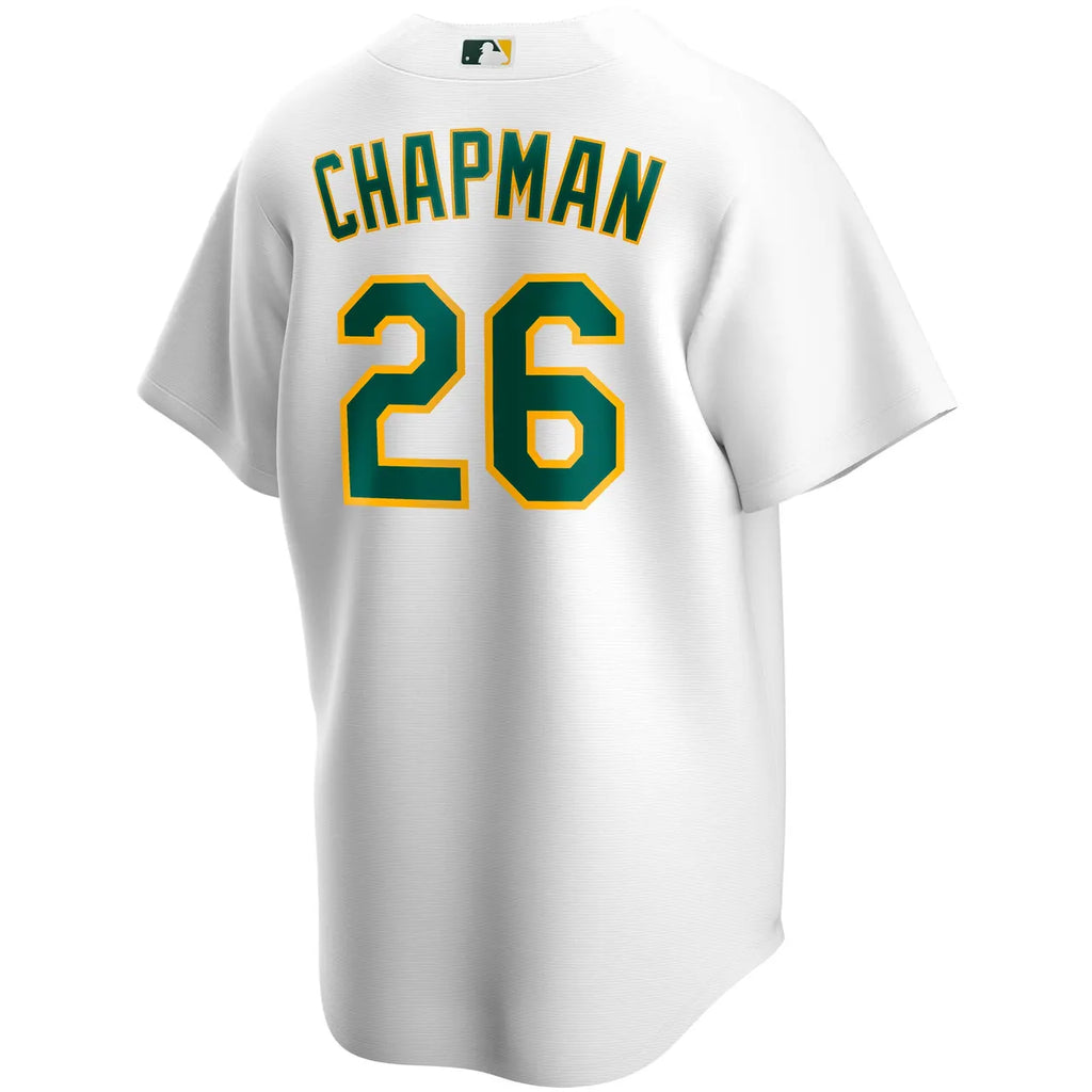 Chapman A's White Jersey - Hình 4