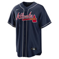 Matt Olson Braves Navy Jersey