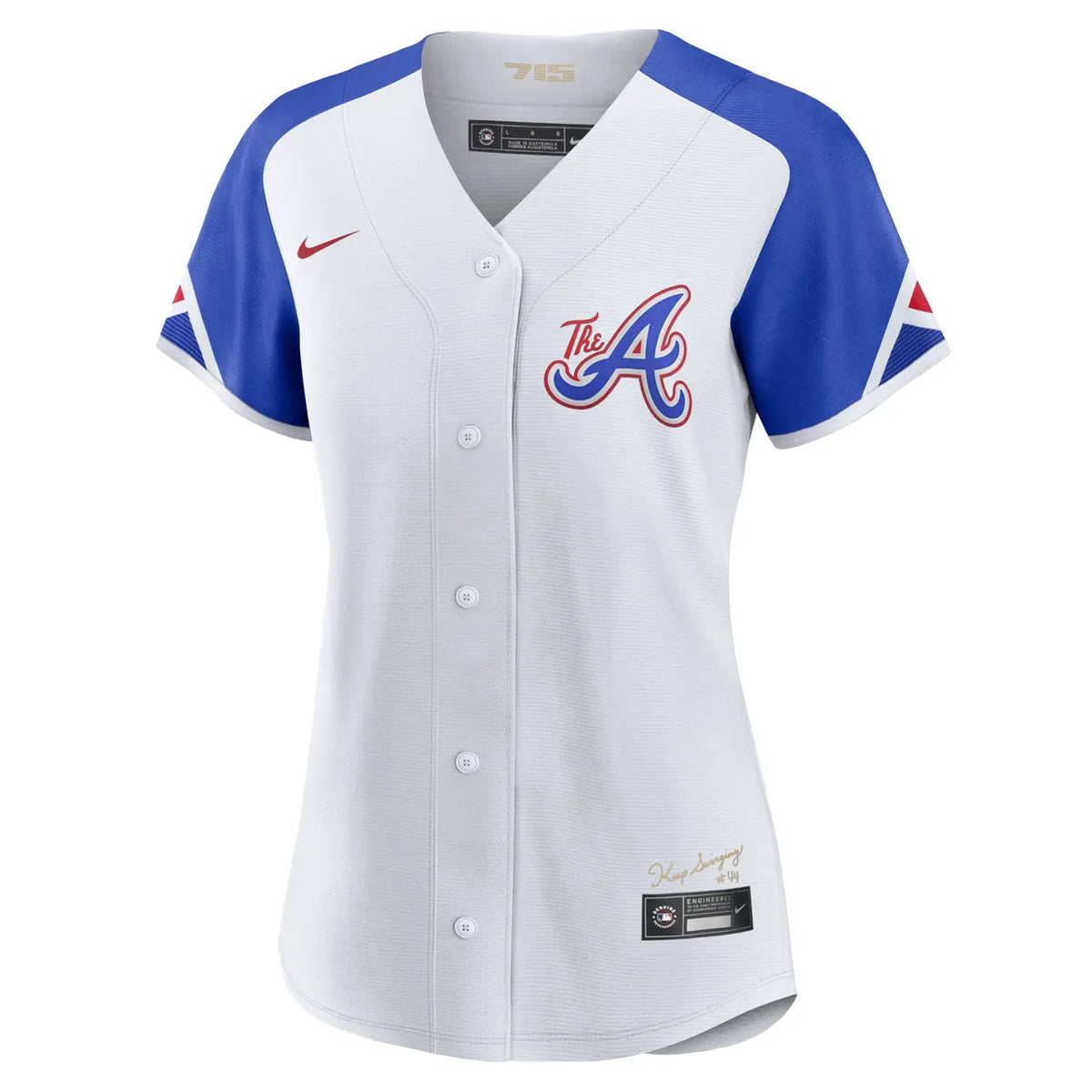 Nike Olson Braves White Jersey - Hình 3
