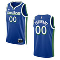 Mavericks Blue Custom Jersey nike icon