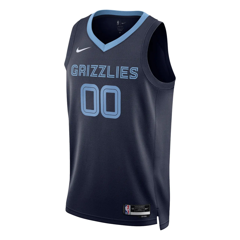 Grizzlies Navy Custom Jersey nike - Hình 2