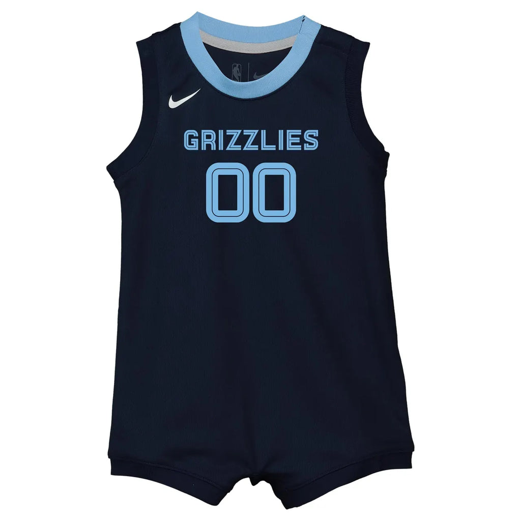 Grizzlies Baby Bodysuit Navy - Hình 2