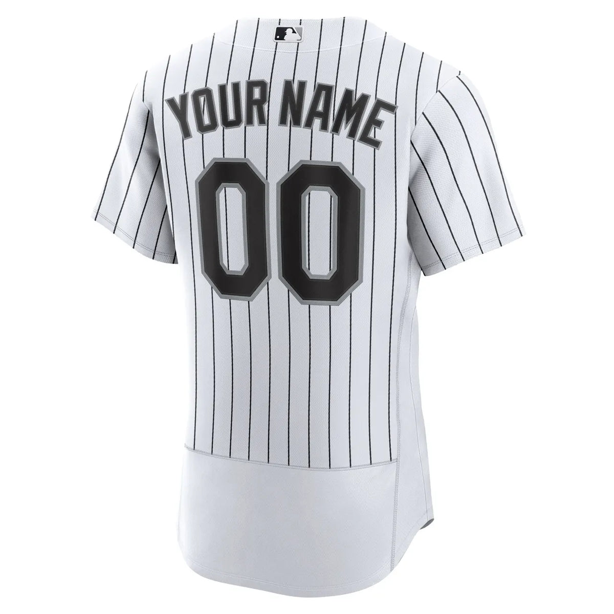 nike personalized White Sox Pinstripe Jersey - Hình 3